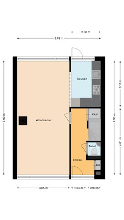 Floorplan - Heemraadslaan 18, 2411 SW Bodegraven